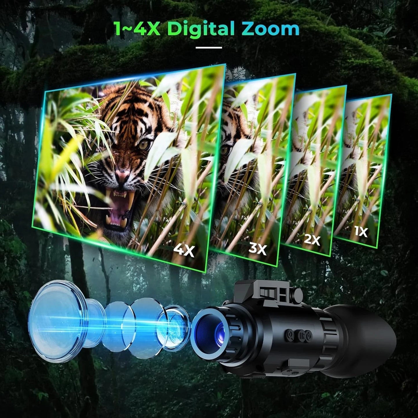Goyojo 2K Night Vision Monocular With 940nm IR And IP66