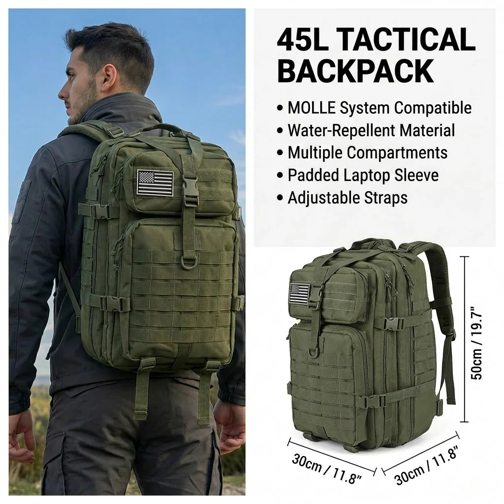 ReFire Gear Durable Tactical Hiking Backpack For Outdoor Travel