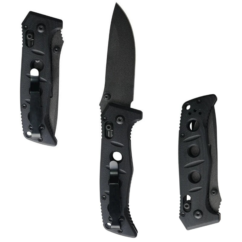 ZM Outdoors G10 Handle Stainless Steel Folding Outdoor Survival Knife