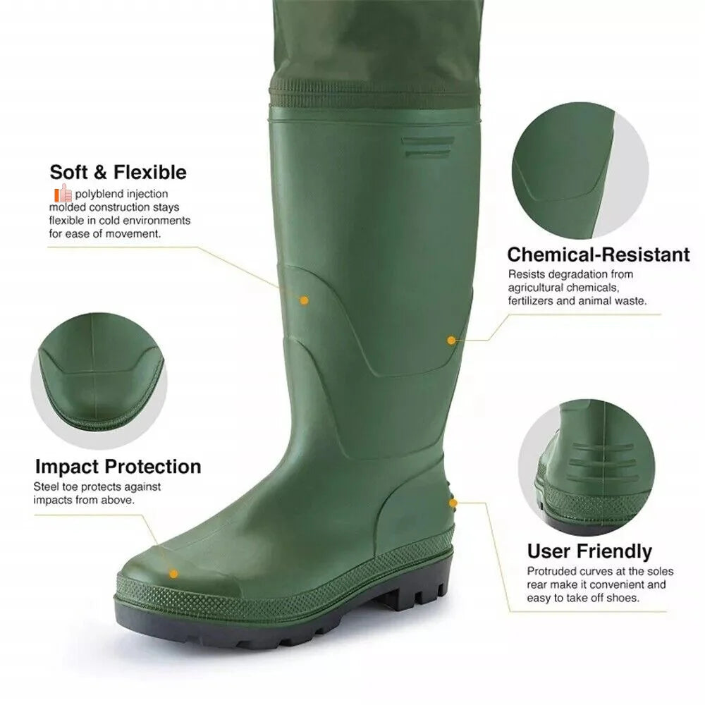 Night Cat Waterproof Nylon Fishing Chest Wader With Boots