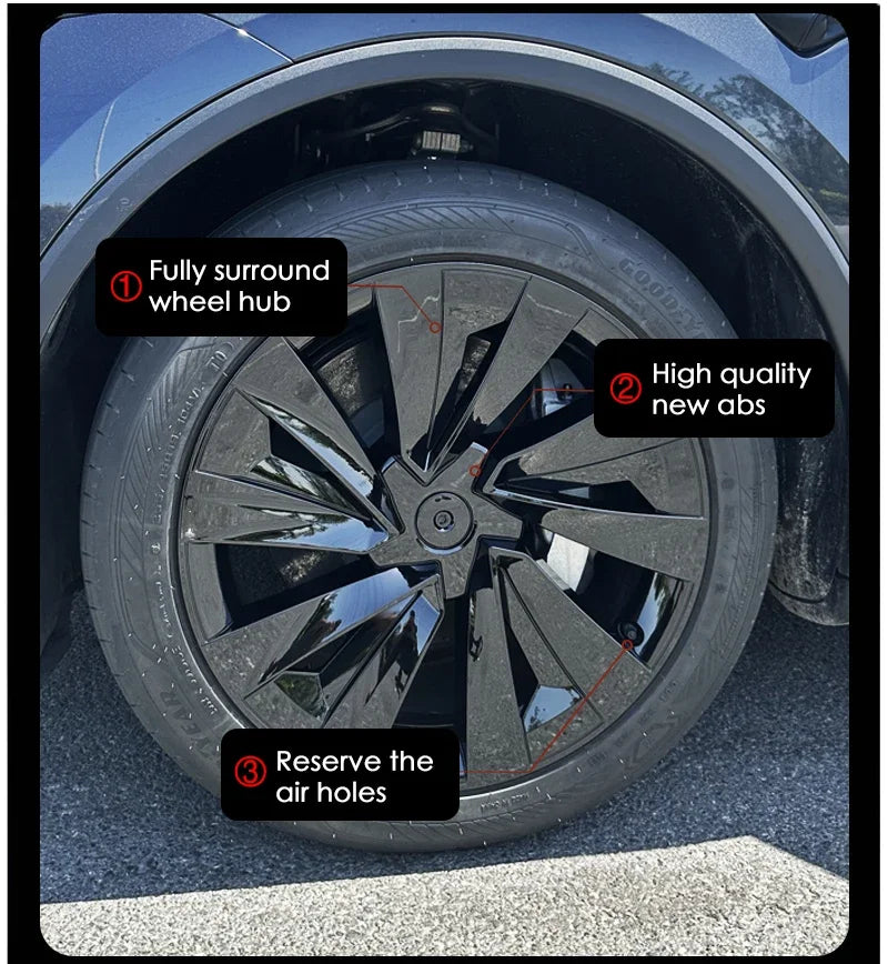 Yikun Replacement Wheel Covers For Tesla Model Y Juniper