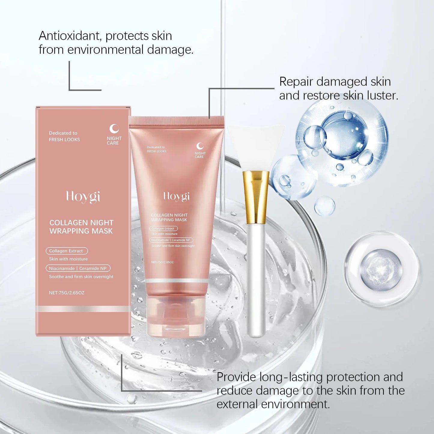 Collagen Peel Off Face Mask With Niacinamide And Ceramide