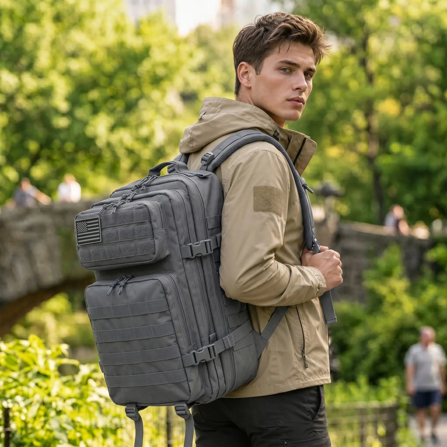 ReFire Gear Tactical Travel Backpack With Molle Multi Pockets