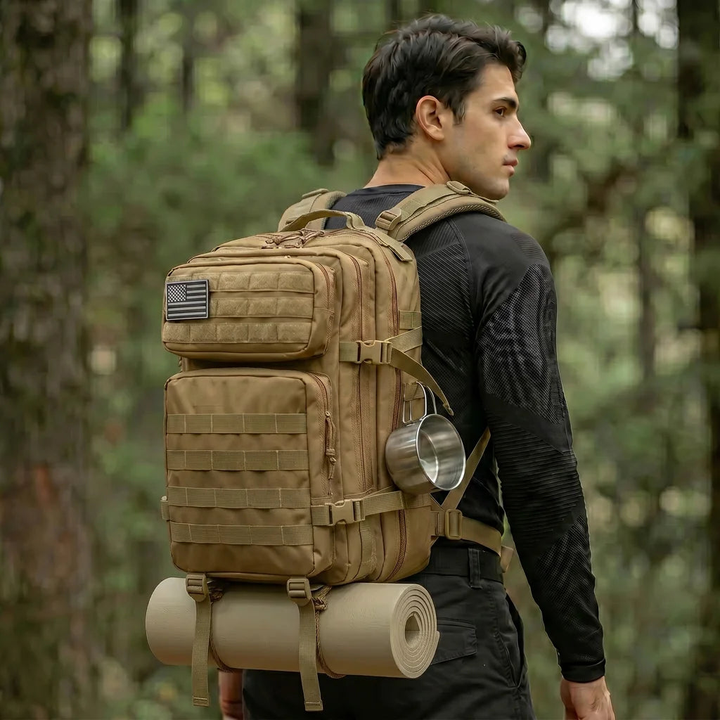 ReFire Gear Tactical Hunting Backpack Molle Storage Pack For Camping