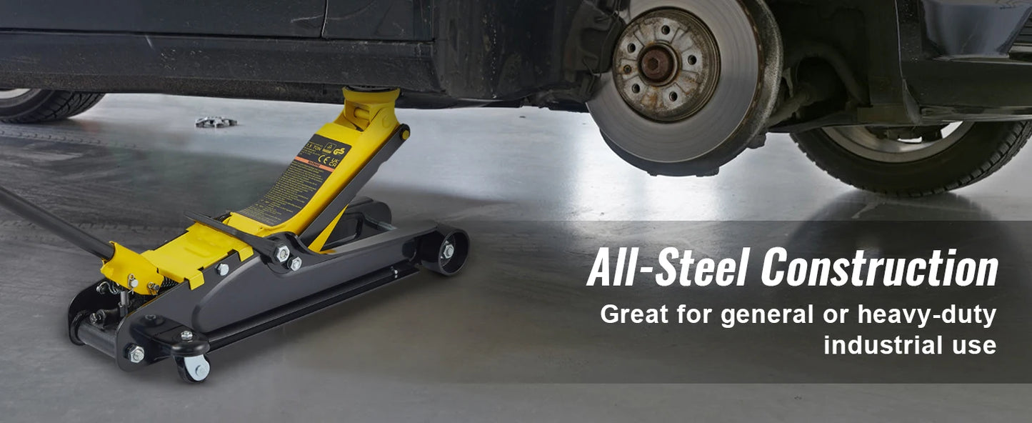 SucceBuy Heavy Duty Low Profile Hydraulic Floor Jack