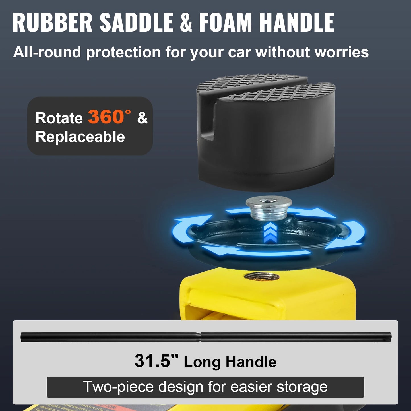 SucceBuy Heavy Duty Low Profile Hydraulic Floor Jack