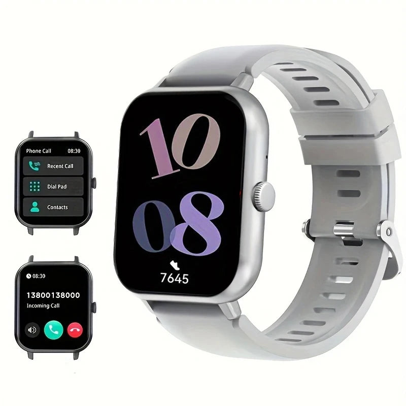 Odelettevcy Unisex Smartwatch With Bluetooth Calling And Multisport Tracking