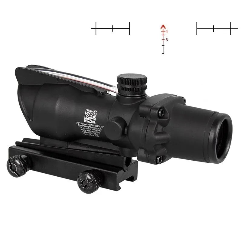 Bestsight 4X32 Illuminated Tactical Rifle Scope With Fiber Optic Reticle
