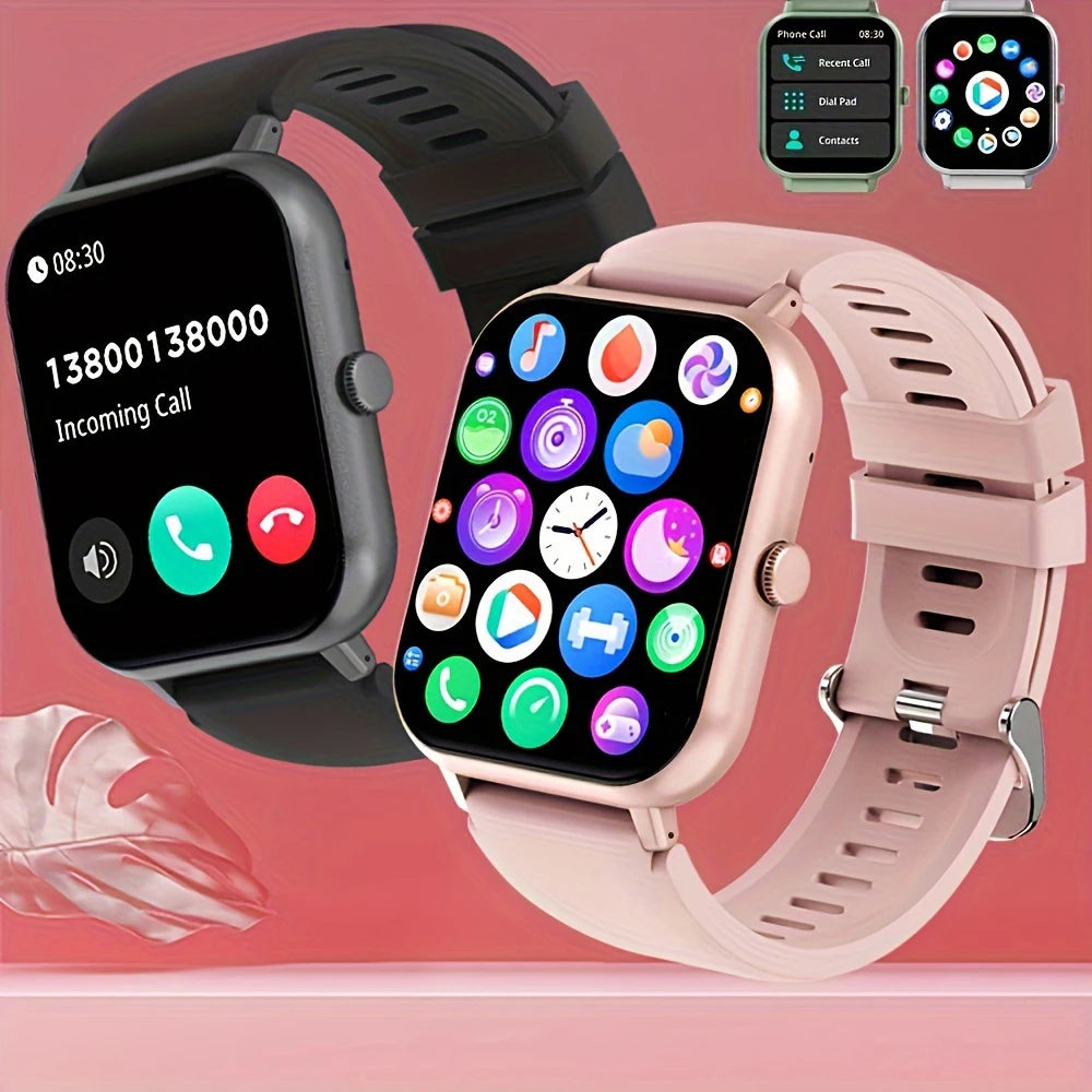 Odelettevcy Unisex Smartwatch With Bluetooth Calling And Multisport Tracking