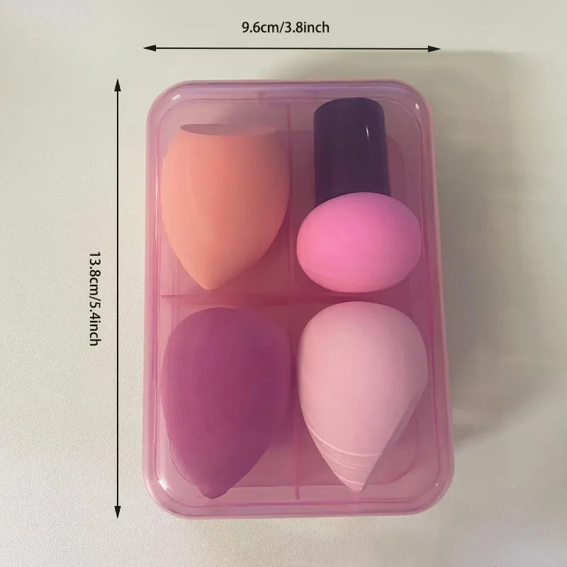 Mushroom Head Makeup Sponges Beauty Puffs Foundation Powder Kit