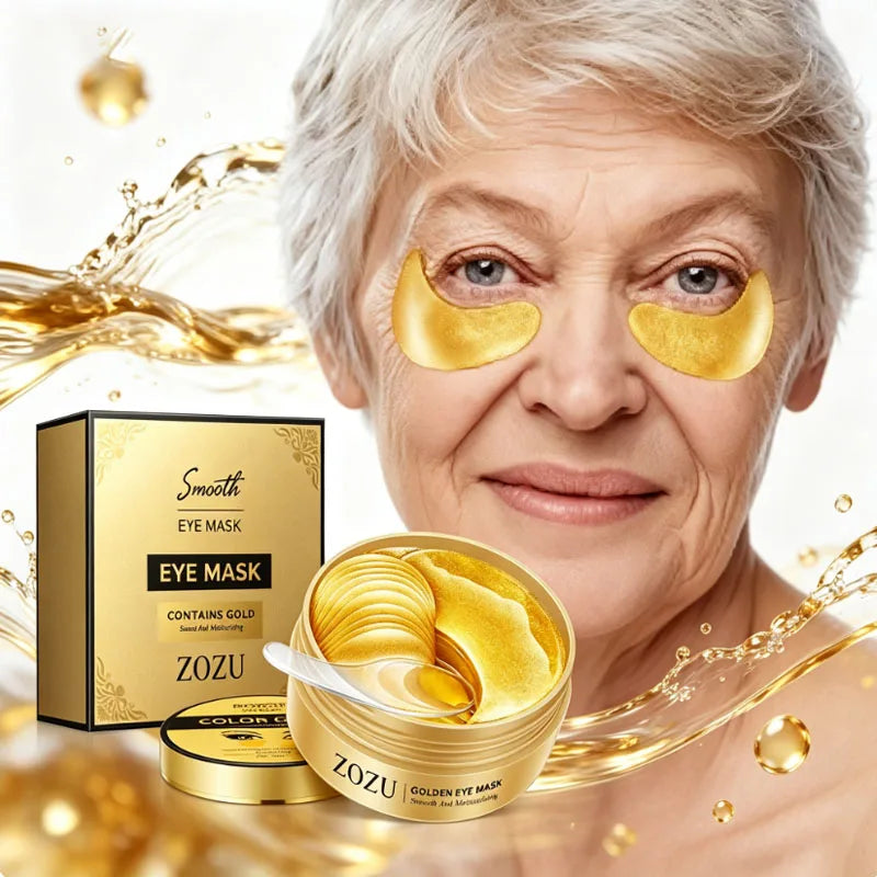 Golden Collagen Under Eye Patches For Hydrating And Brightening