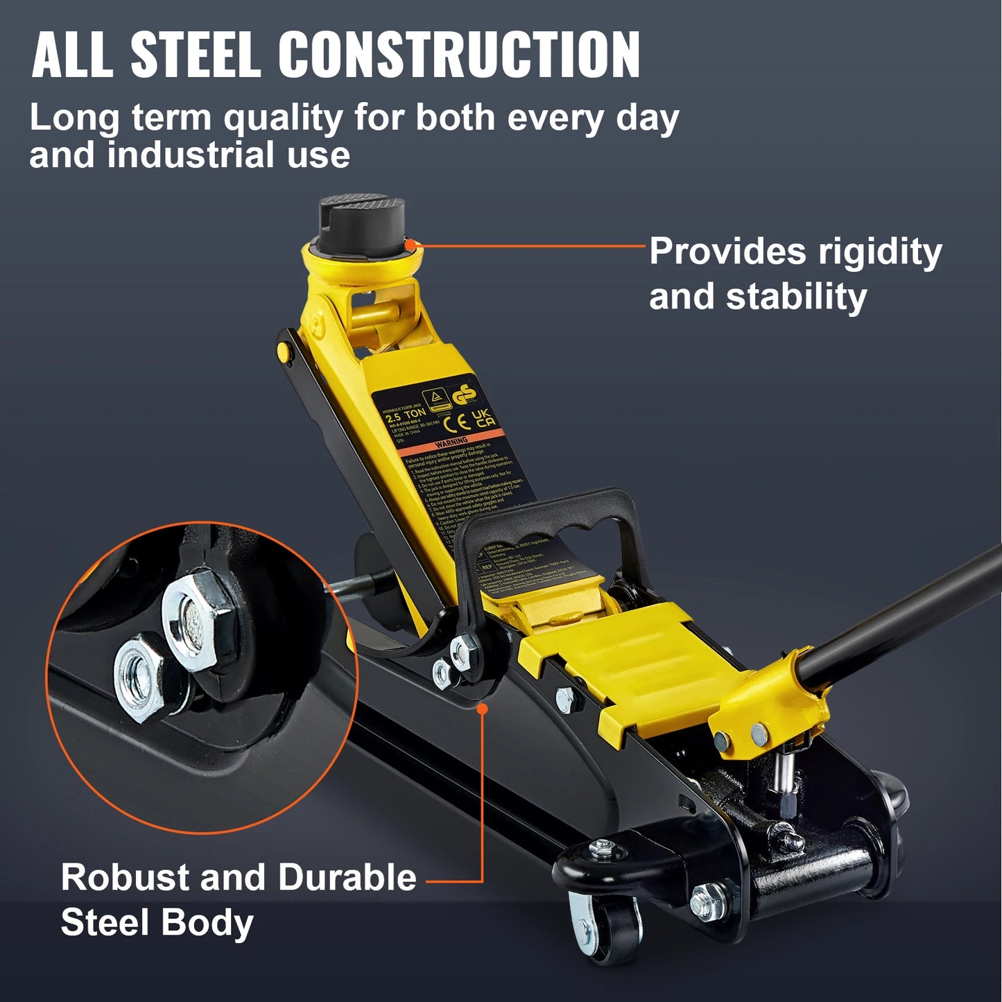 SucceBuy Heavy Duty Low Profile Hydraulic Floor Jack