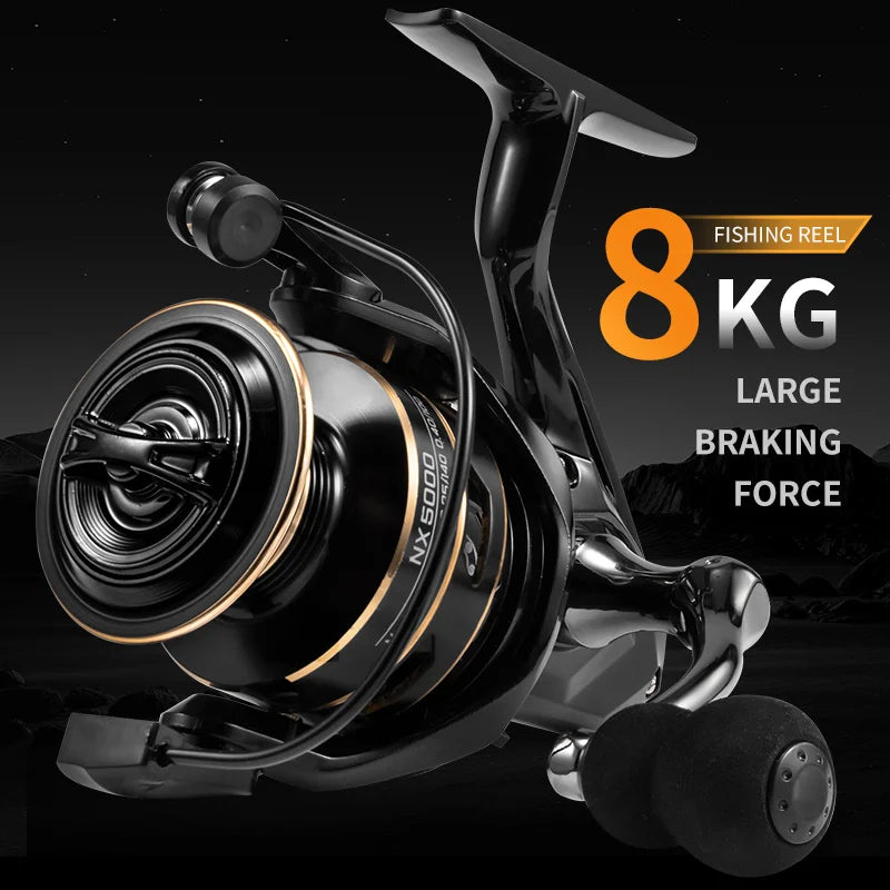 J-BARZILLAI High Speed Spinning Fishing Reel Metal Cup 10kg Drag