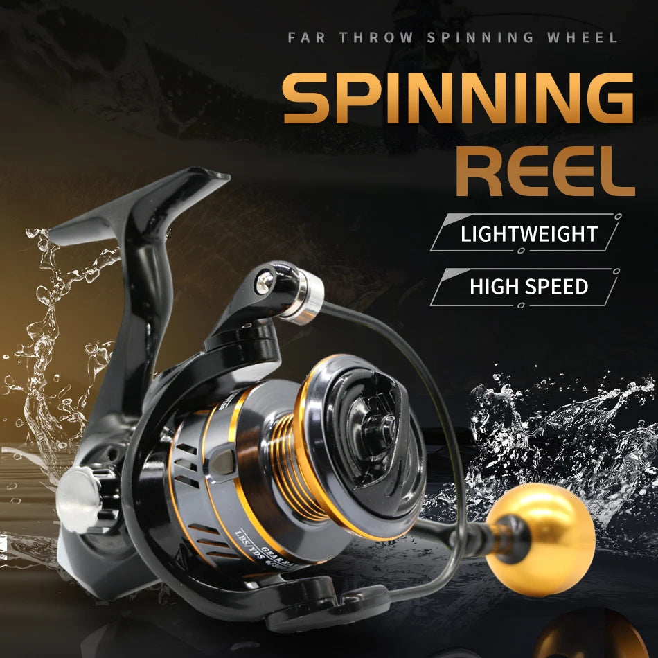 Rooblinos High Speed Spinning Fishing Reel Strong 10kg Drag
