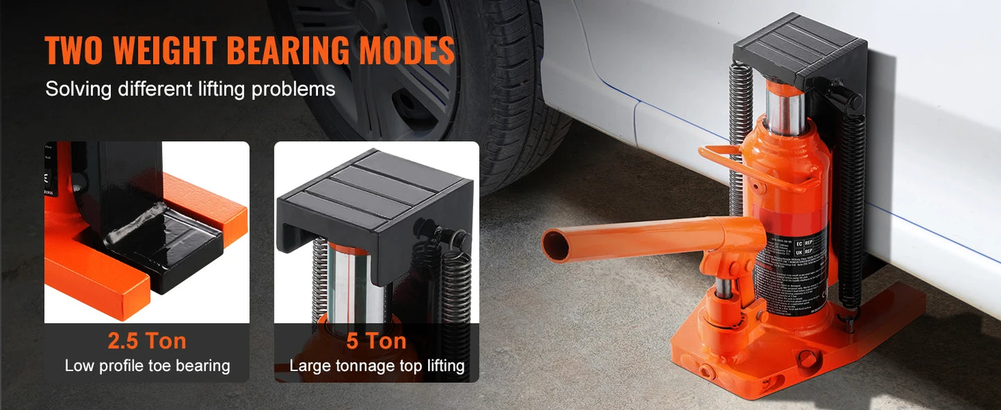 Industrial Hydraulic Toe Jack For Automotive Lifting And Repair