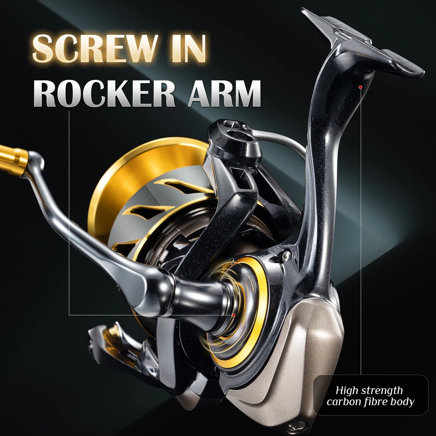 Rooblinos Ultralight Spinning Reel For Saltwater Surf Fishing