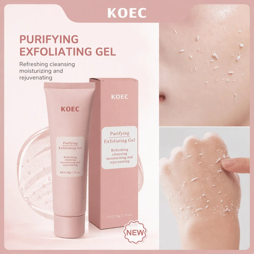 Hydrating Facial And Body Exfoliating Gel For Smooth Skin