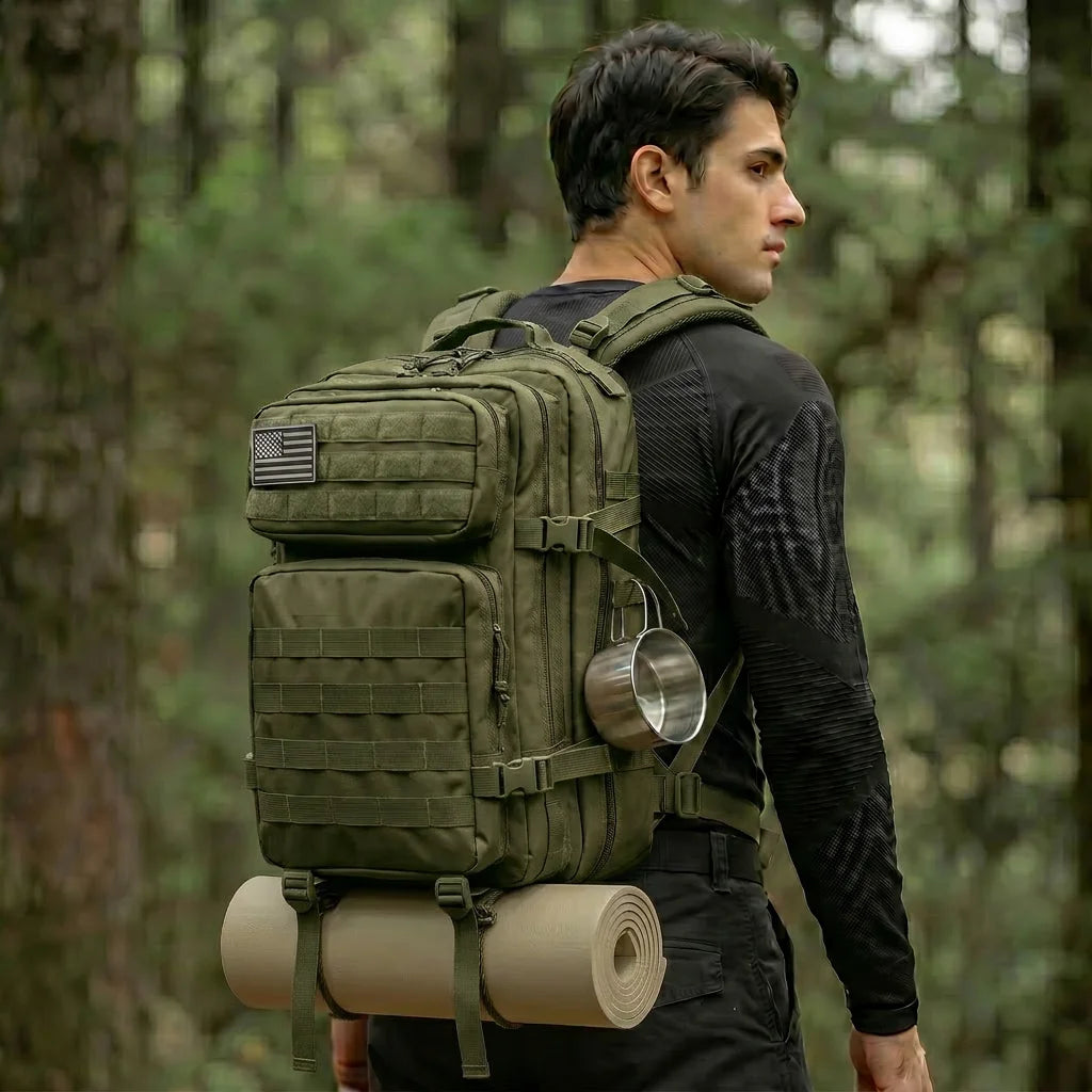 ReFire Gear Tactical Hunting Backpack Molle Storage Pack For Camping