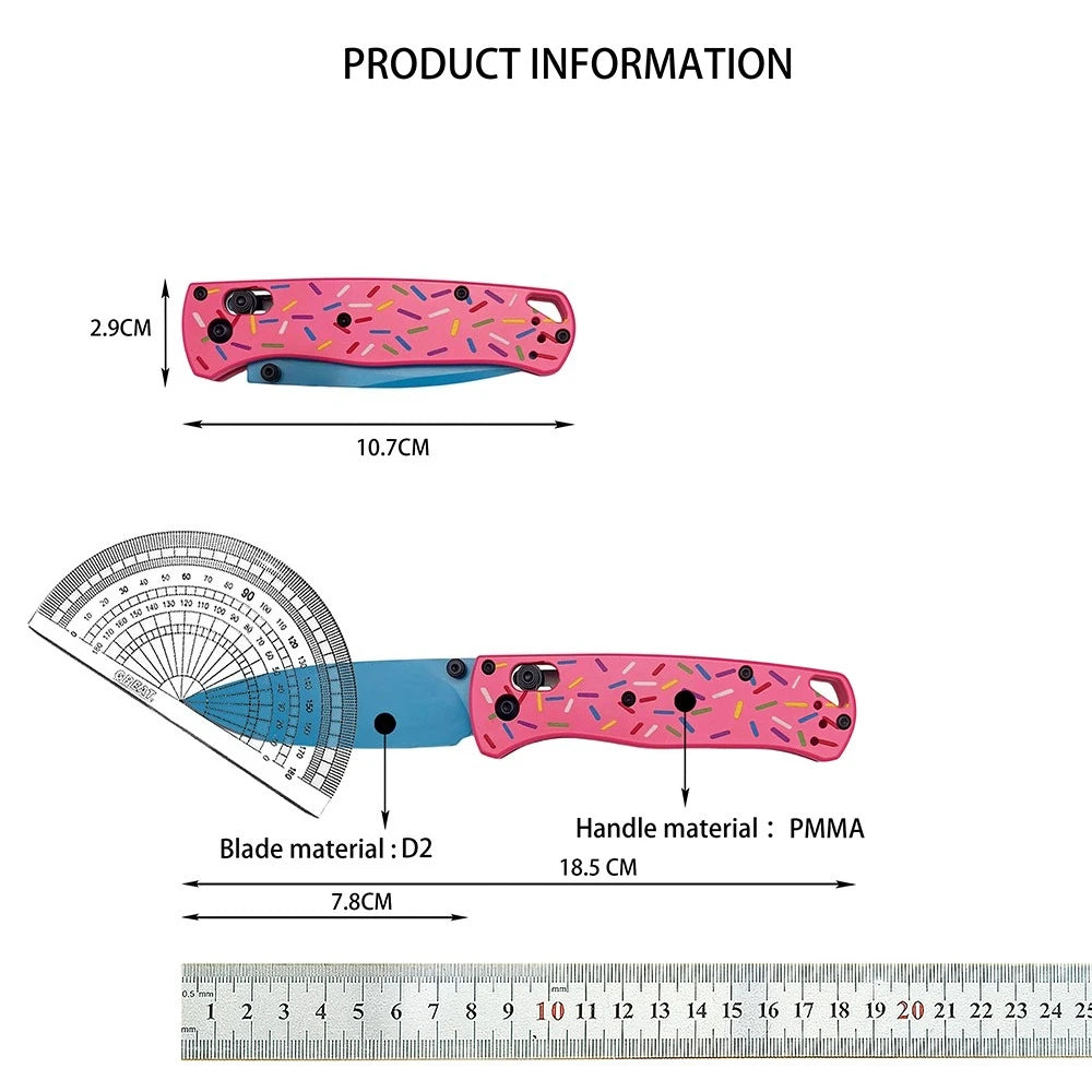 Axis EDC Drop Point Pocket Knife For Outdoor Camping Survival