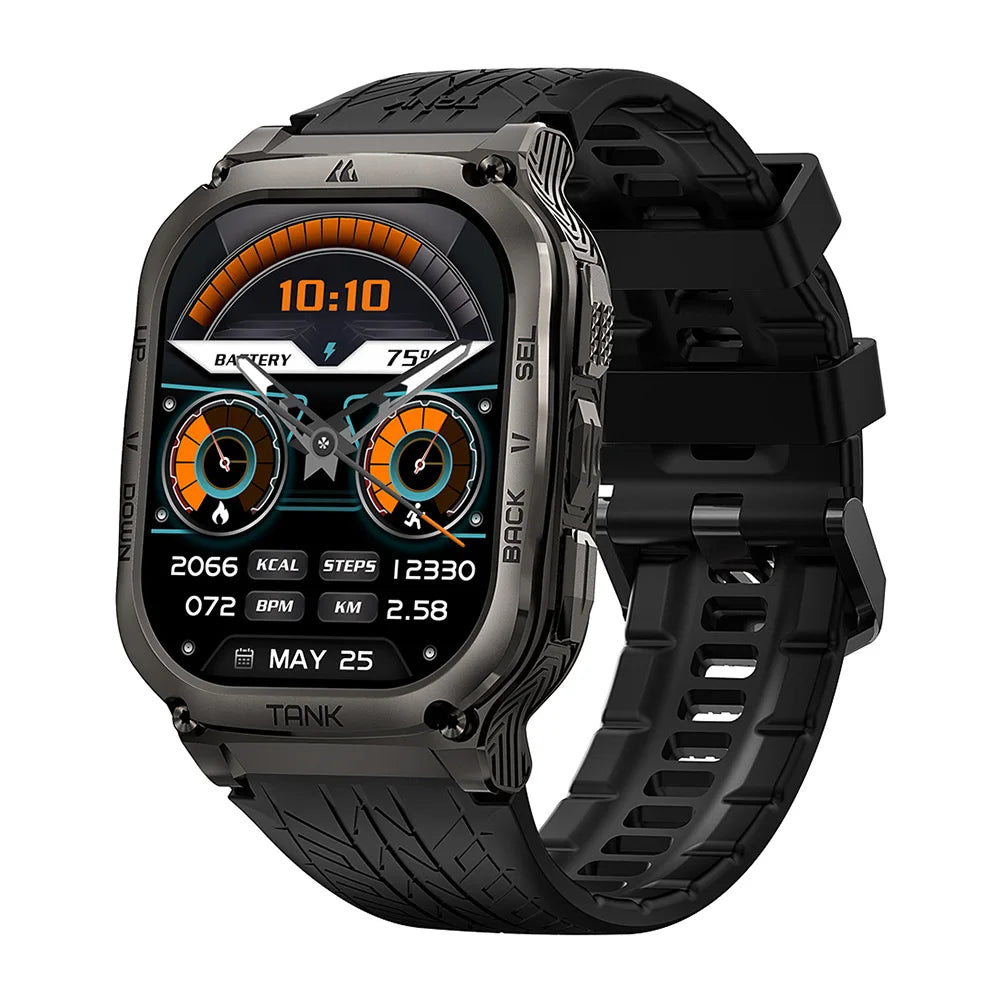 KOSPET Tank M3 Smartwatch Featuring AMOLED Display And Bluetooth