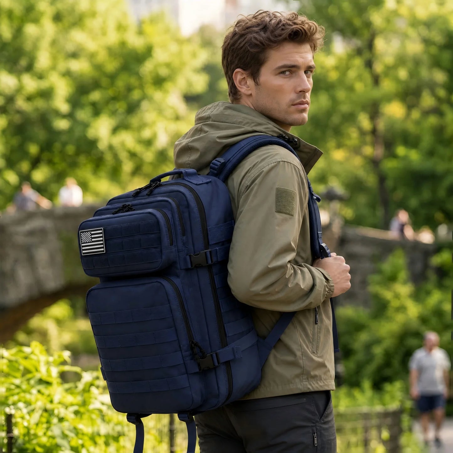 ReFire Gear Tactical Travel Backpack With Molle Multi Pockets
