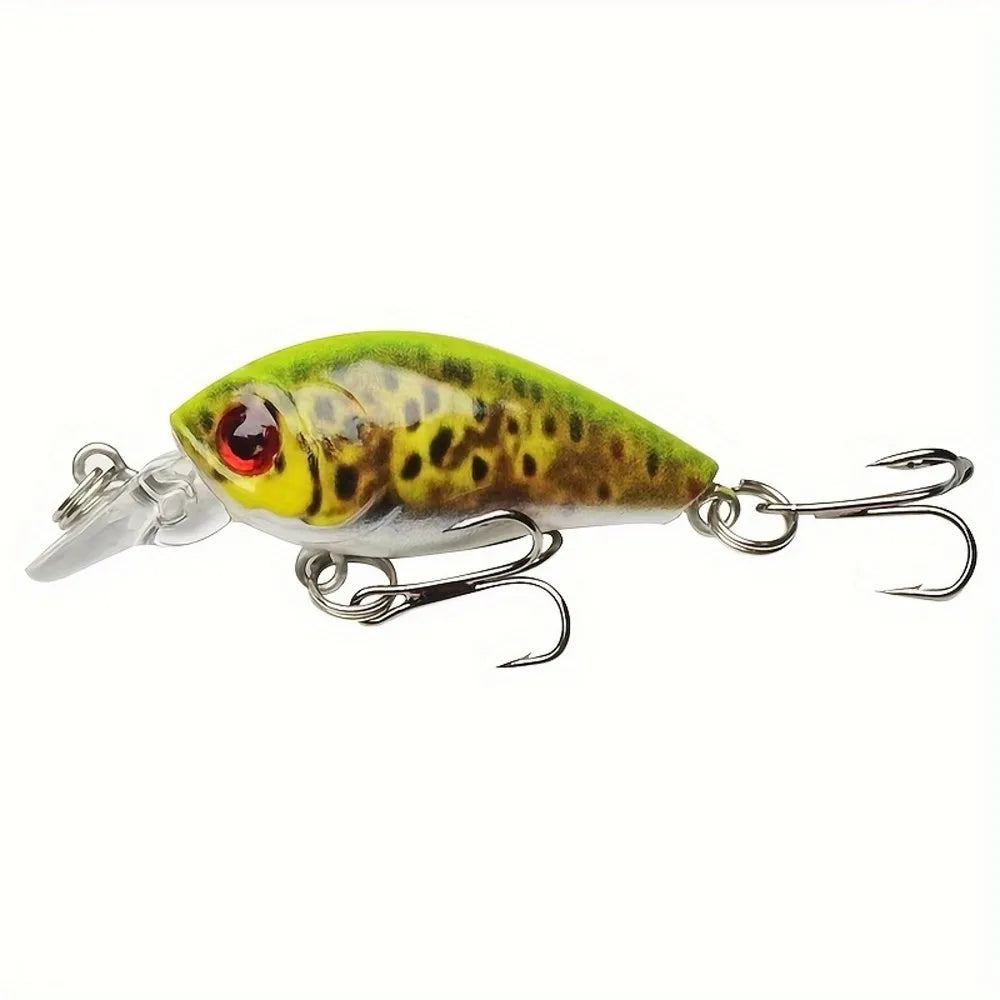 Assorted Lifelike Mini Crankbait Fishing Lures 10 Piece Set