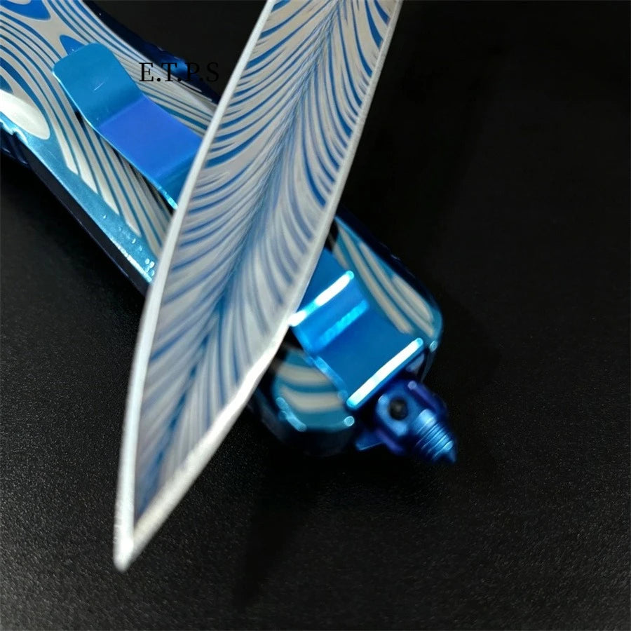 DIY Troodon Multifunctional Pocket Folding Knife With Nylon Sheath