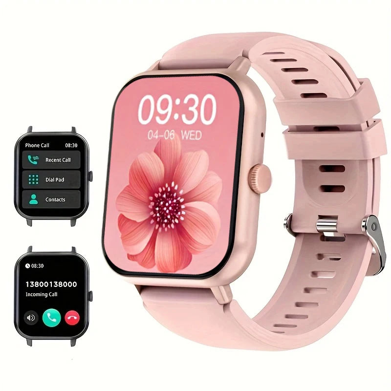 Odelettevcy Unisex Smartwatch With Bluetooth Calling And Multisport Tracking