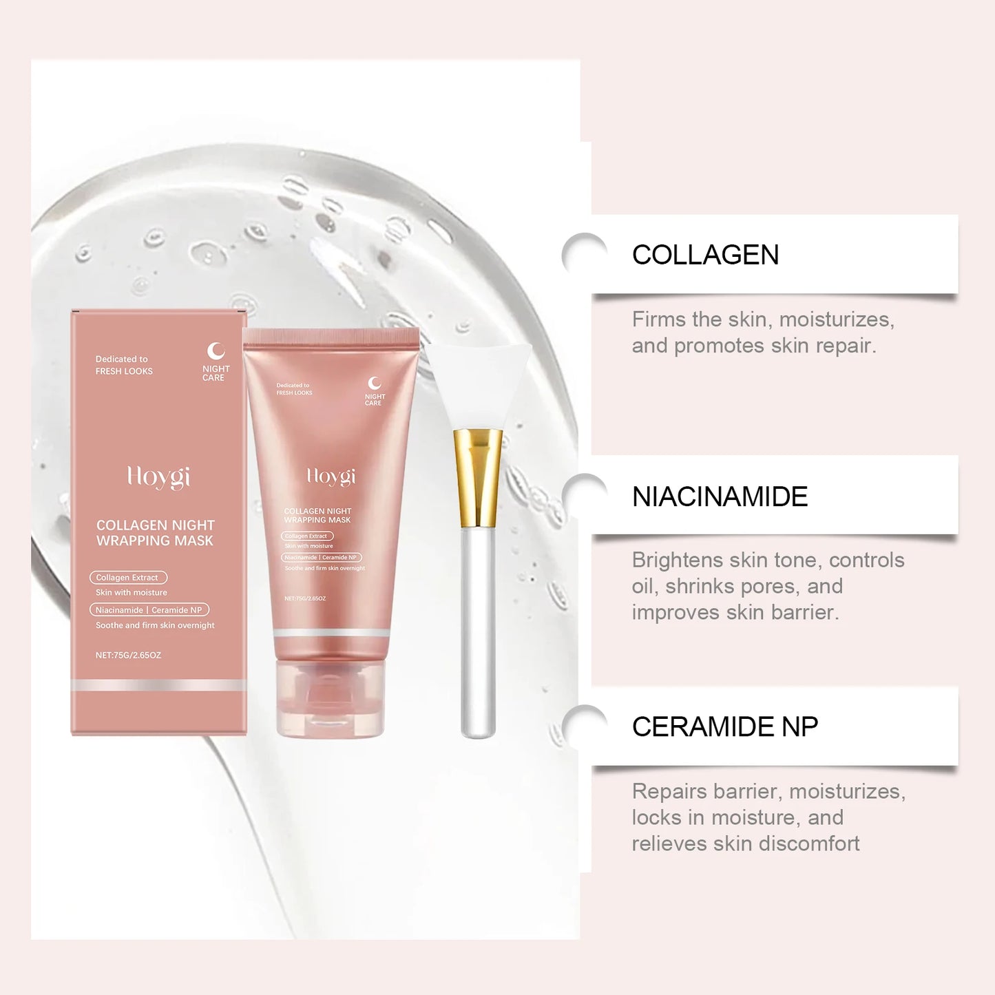 Collagen Peel Off Face Mask With Niacinamide And Ceramide