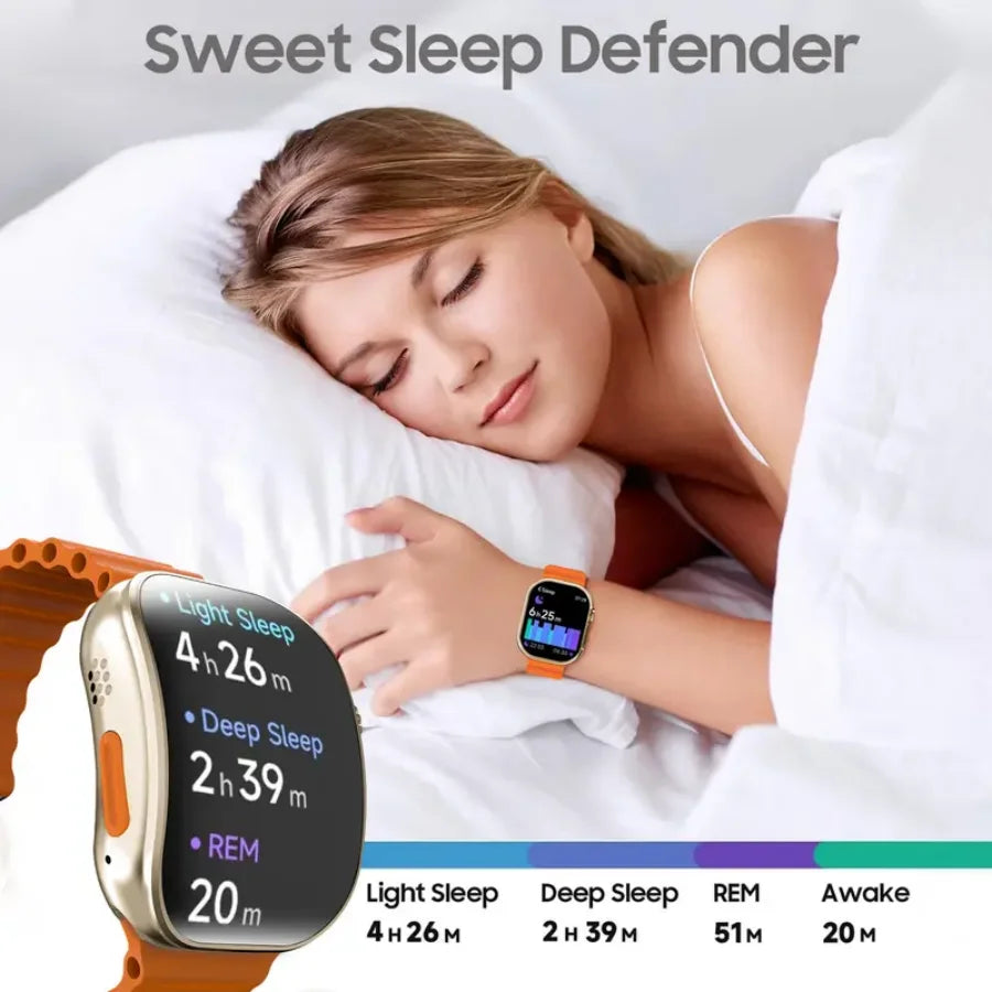 W&O Smart Watch With Bluetooth Calling And Fitness Tracker