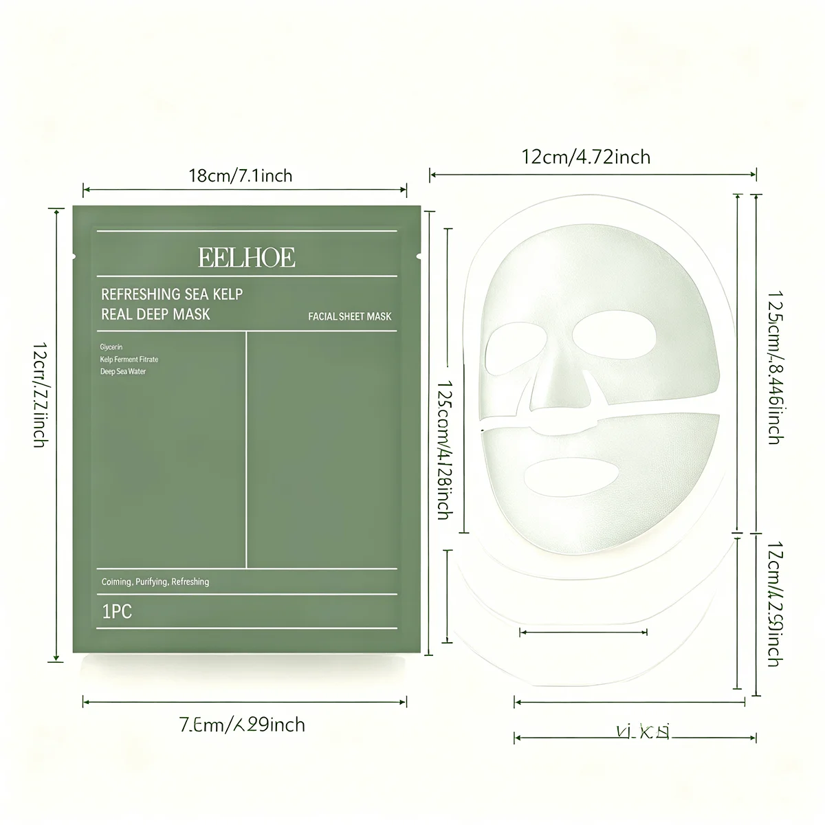 EELHOE Collagen Hydrating Facial Sheet Mask With Sea Kelp