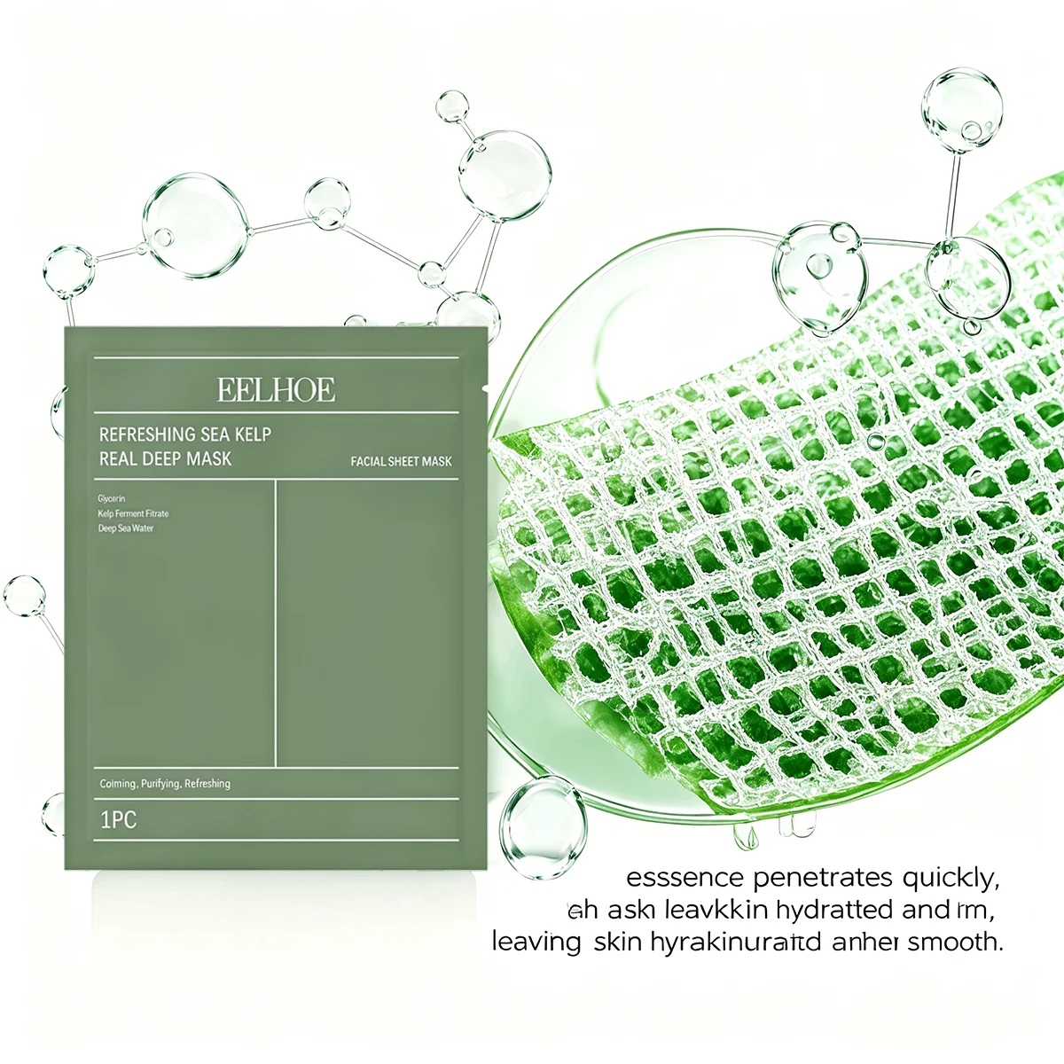 EELHOE Collagen Hydrating Facial Sheet Mask With Sea Kelp