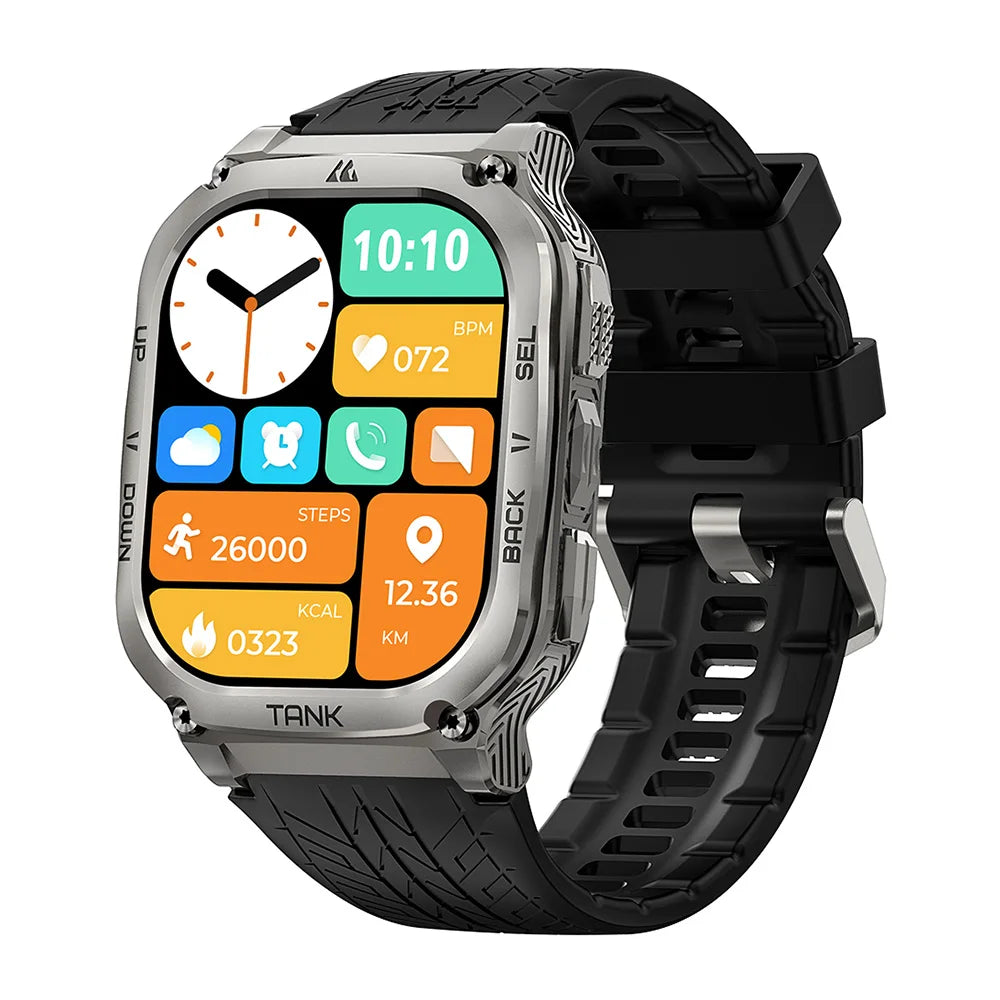 KOSPET Tank M3 Smartwatch Featuring AMOLED Display And Bluetooth
