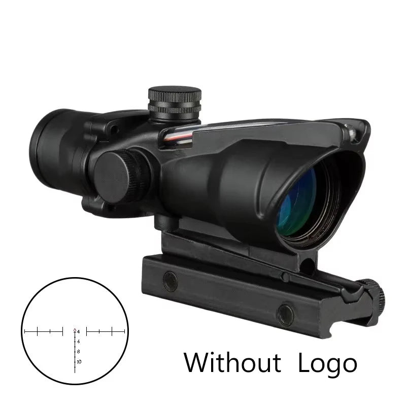 Bestsight 4X32 Illuminated Tactical Rifle Scope With Fiber Optic Reticle